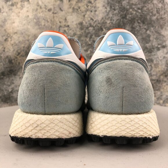 Adidas Mens Size 8.5 Robert Brooks x Silverbirch SPZL Clear Blue Sneakers BD7921 - Picture 7 of 12